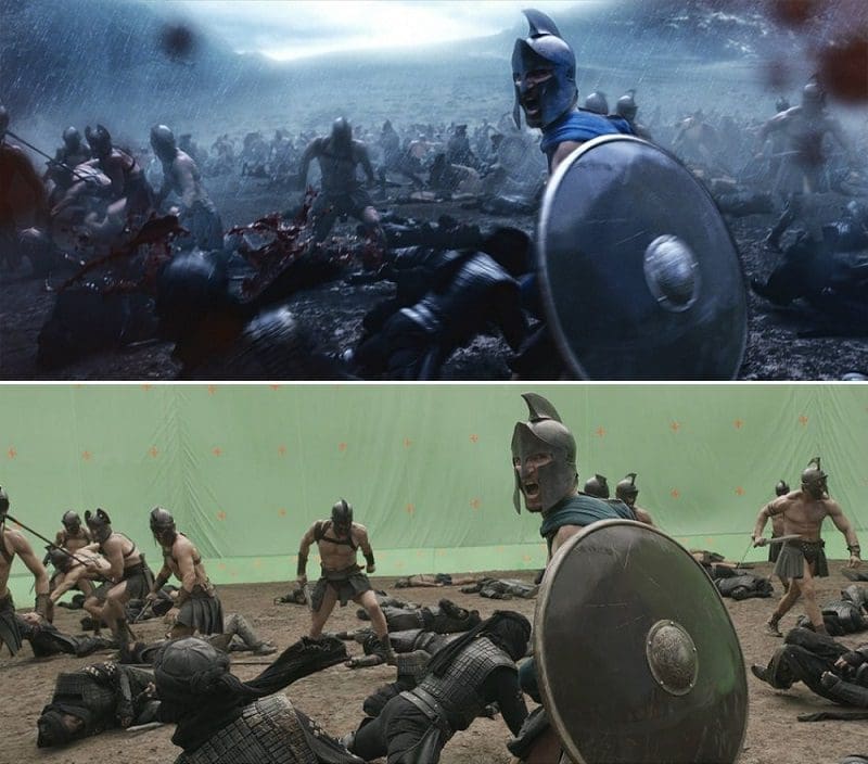 300 como lucen las películas sin efectos especiales