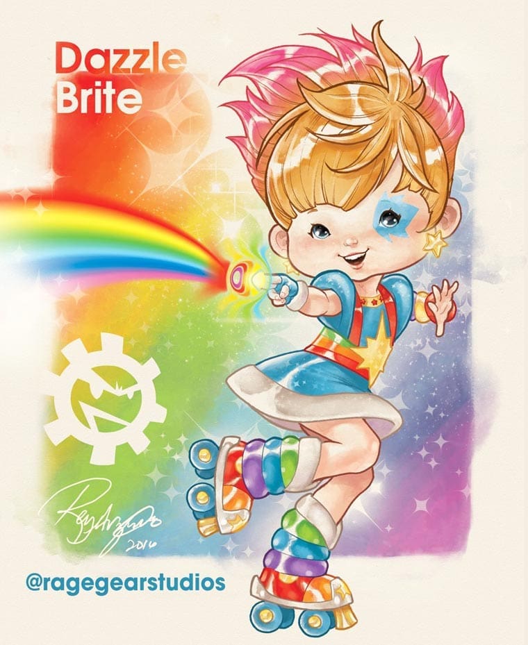 Cuando los personajes de X-Men se juntan con Rainbow Brite 011