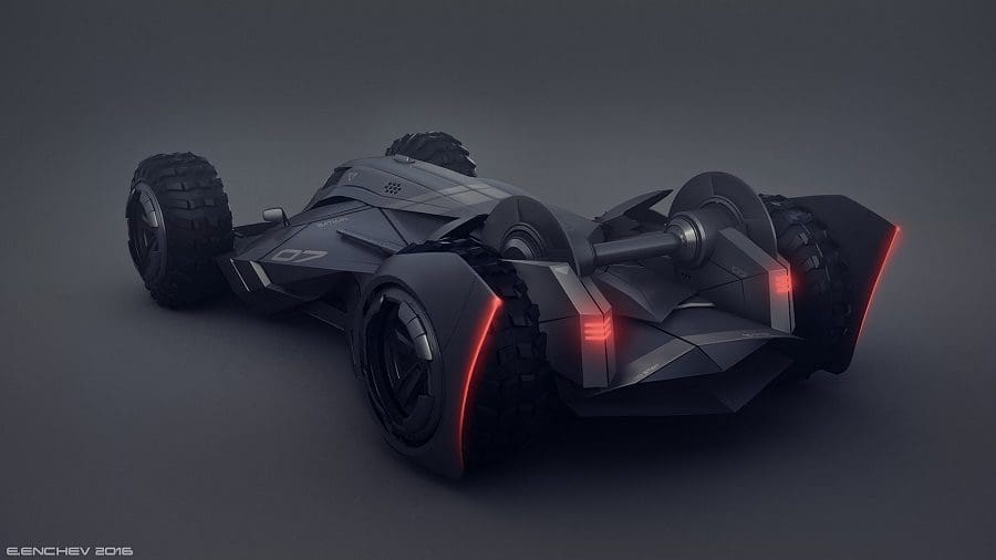 Si Batman incursionara en el mundo de la F1, probablemente este sería su carro 1g