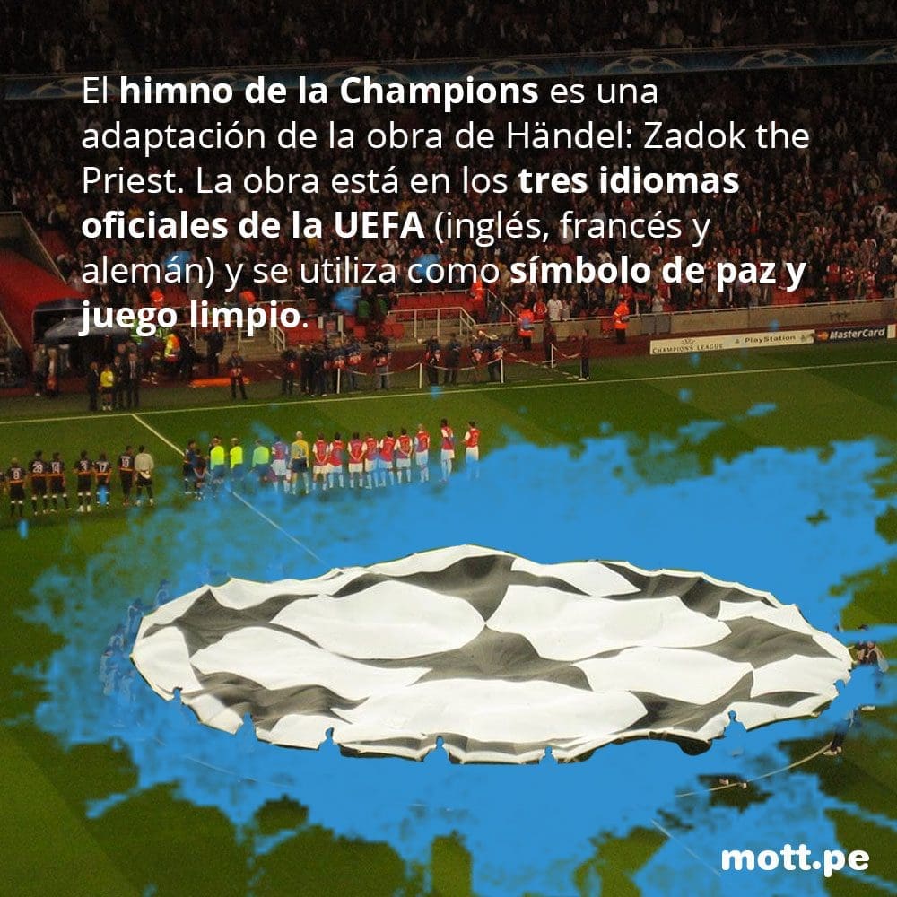 12 datos de la Champions para calentar antes de la final himno