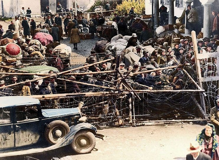 Sorprendentes fotografías de refugiados europeos en Siria, la historia se repite  09