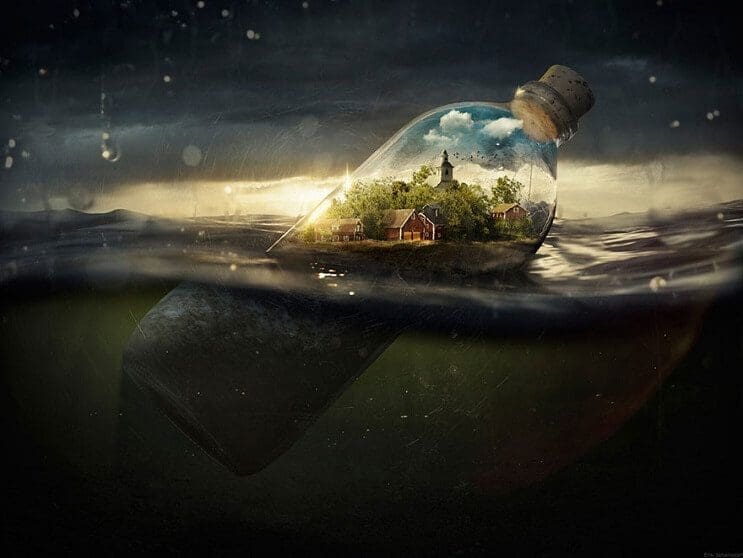 Conoce el proceso de fotomanipulación del reconocido artista Erik Johansson - Drifting Away