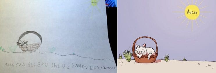 Este ilustrador le volvió a dar vida a sus dibujos de niñez y el resultado es sorprendente 11