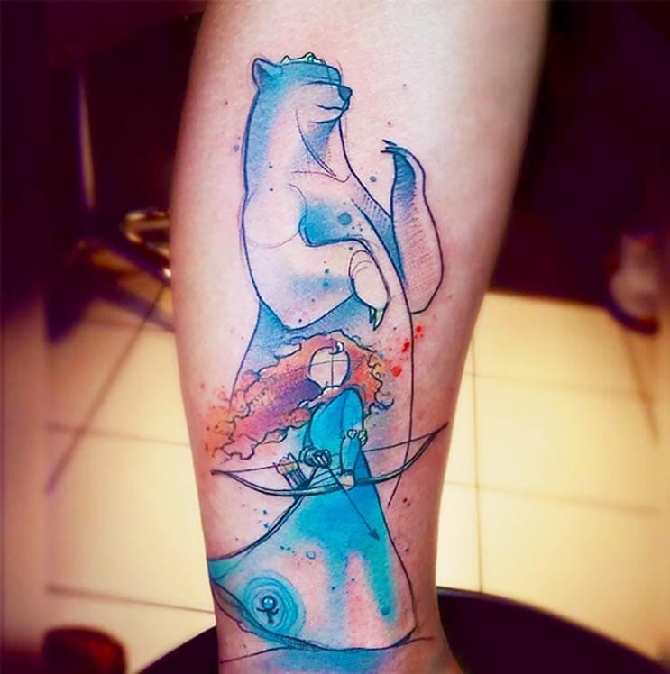 Increíbles tatuajes inspirados en las películas de Pixar 10