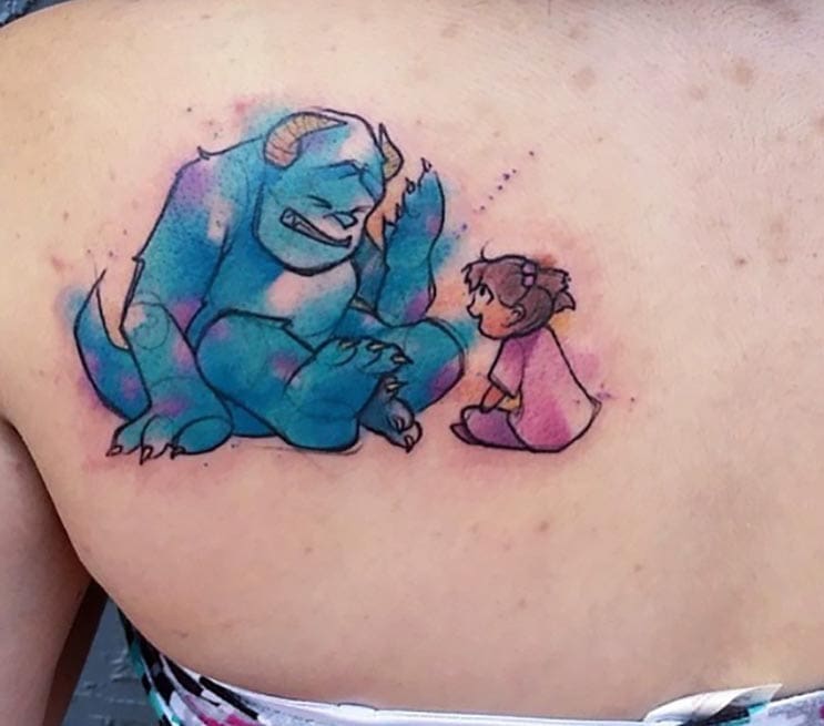 Increíbles tatuajes inspirados en las películas de Pixar 12