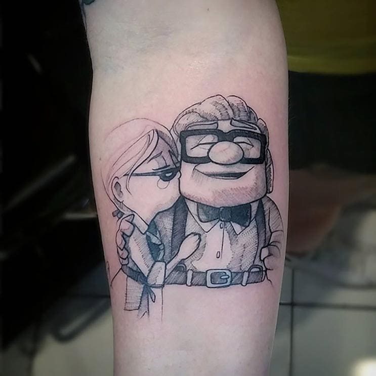 Increíbles tatuajes inspirados en las películas de Pixar 15