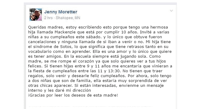 Nadie fue al cumpleaños de su hija y tras un pedido por Facebook  se convirtió en el evento más deseado 10