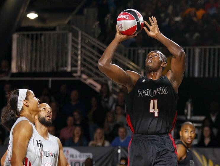 Usain Bolt basketball