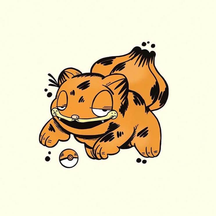 este-artista-decidio-dibujar-a-los-pokemon-como-si-fueran-garfield-de-una-divertida-manera-2