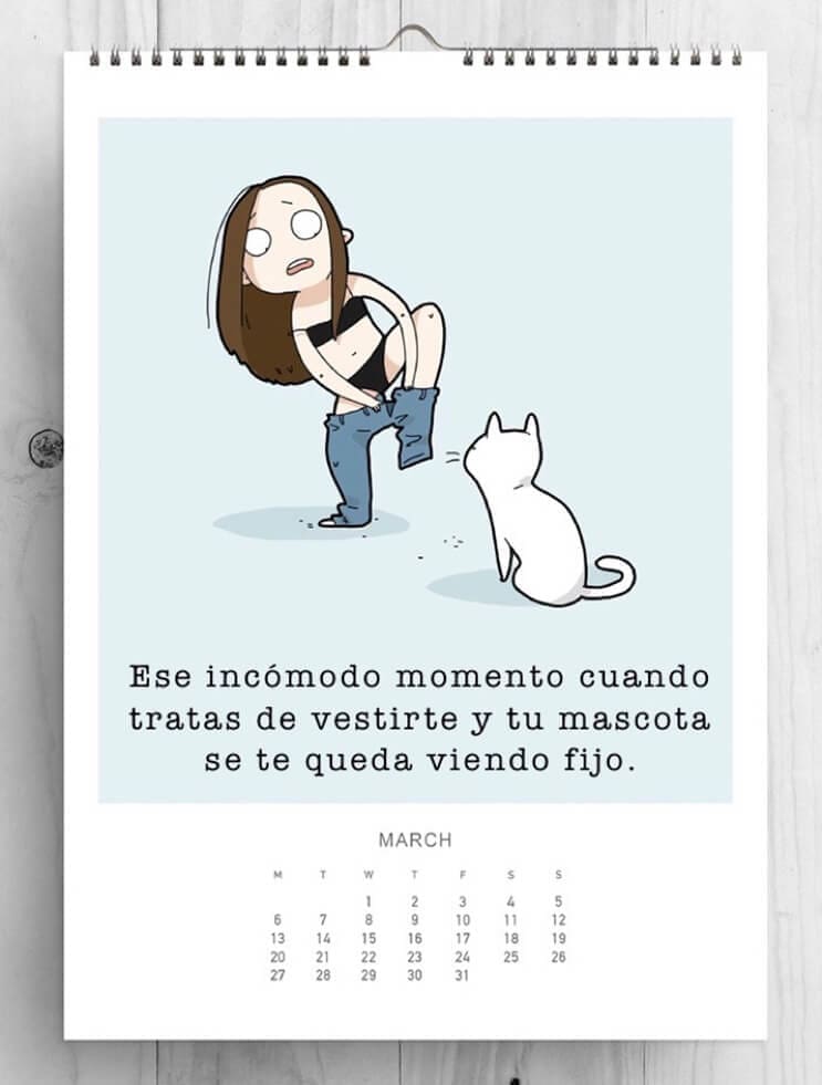 Los gatos de Lingvistov regresan con su calendario para acompañarnos todo el próximo año