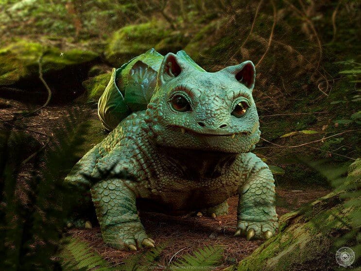 estos-pokemons-parecen-de-verdad-bulbasaur