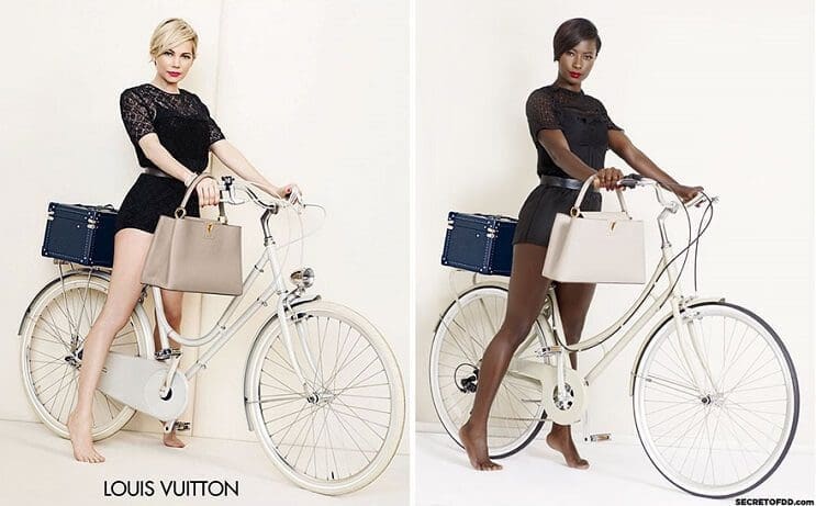 modelo-negra-recrea-campanas-hechas-por-mujeres-blancas-para-dar-un-importante-mensaje-louis-vuitton