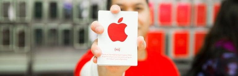 (PRODUCT) RED campaña apple contra el SIDA