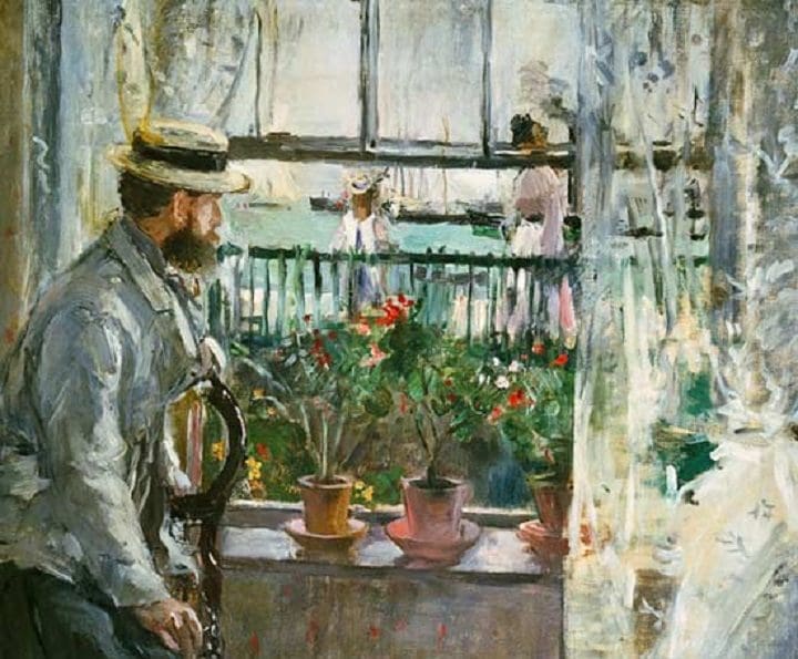 Eugène Manet en la isla de Wight