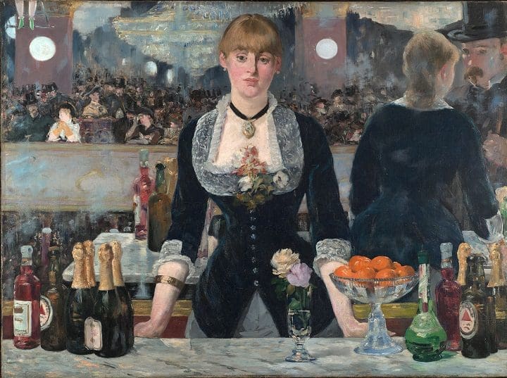 Representantes del impresionismo 04: El bar del Folies Bergère