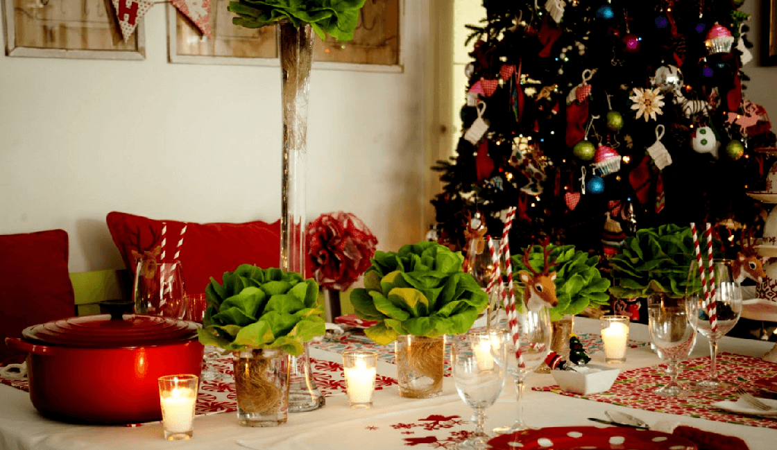 Cómo hacer fotos navideñas originales con las decoraciones navideñas