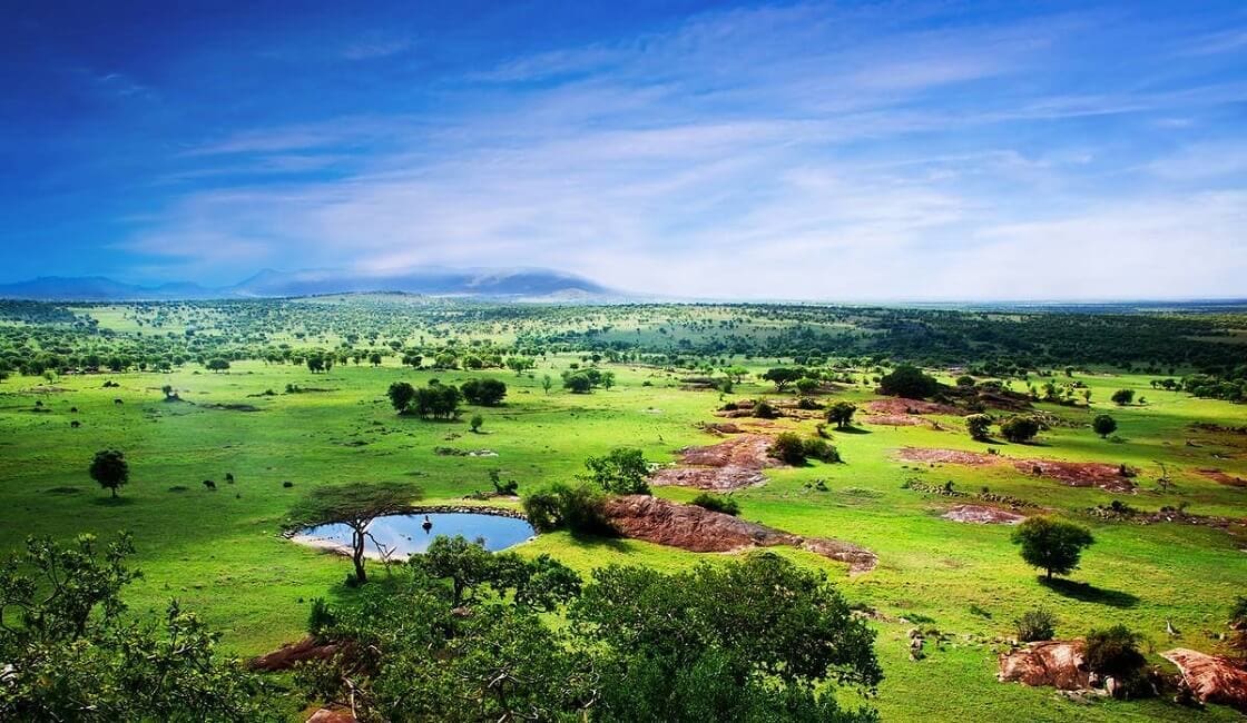 El Parque Serengeti tiene paisajes hermosos 