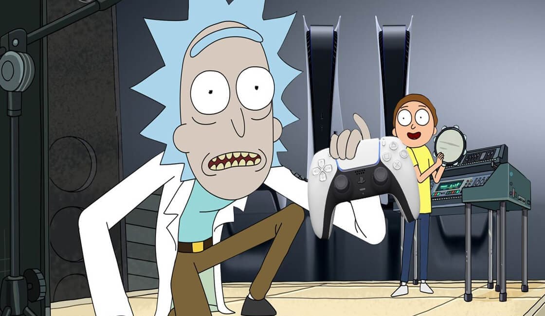 Rick y Morty publicidad para PlayStation 